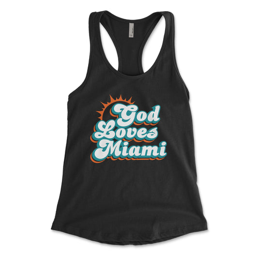 God Loves Miami Fins Tank Top
