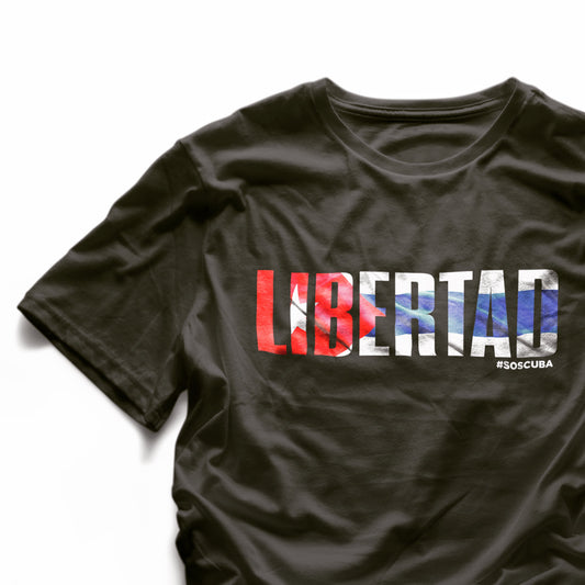 LIBERTAD CUBA T-SHIRT (BLACK)